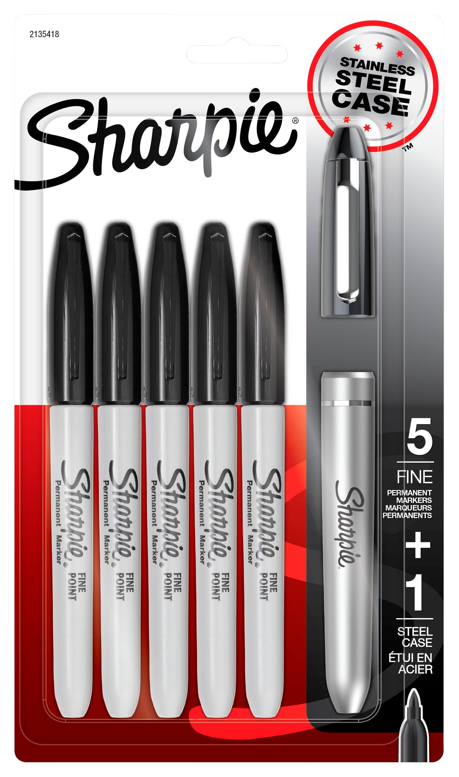 B＋COM SB6X？ Sharpie Permanent Markers with Stainless Steel Marker Case